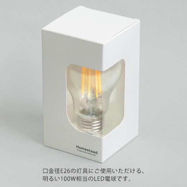 一般型LED電球E26 100W相当 色温度3000K 調光不可 密閉器具対応