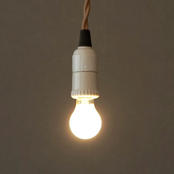 小型LED電球E17フロスト 40w相当 色温度3000K 調光不可 密閉器具対応