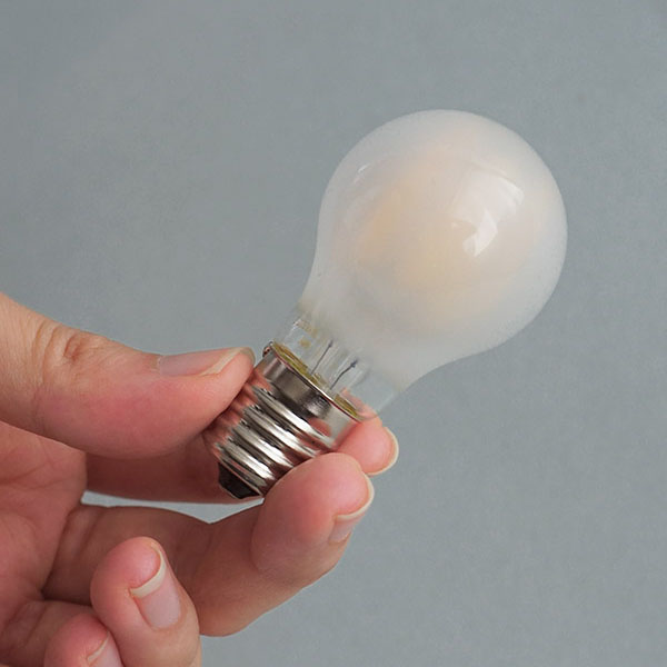 小型LED電球E17フロスト 40w相当 色温度3000K 調光不可 密閉器具対応