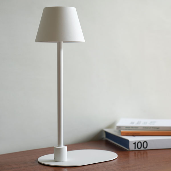 PLANTE portable lamp L WH ポータブルランプ ホワイト テーブルランプ