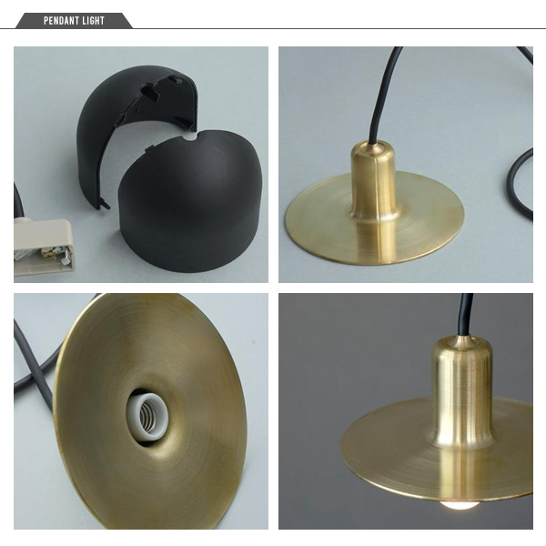 真鍮ペンダントシェードセット KT brass pendantlight100 電球別売 LED