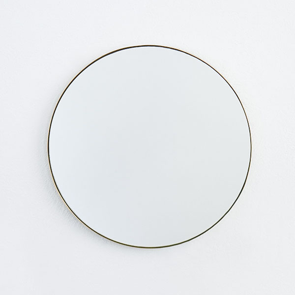 Brass round mirror 320mm 真鍮丸型ミラー 鏡 壁掛け