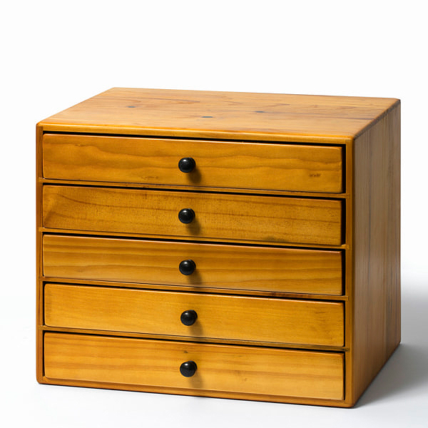 小引き出し 卓上5ドロワー インテリアショップ Mobile Grande モビリグランデ パイン家具 オーク家具 ホワイト家具 シャンデリア専門店