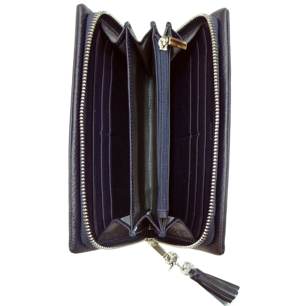 革さいふ レザー長財布 レディースさいふ ネイビー インテリアショップ Mobile Grande モビリグランデ パイン家具 オーク家具 ホワイト家具 シャンデリア専門店