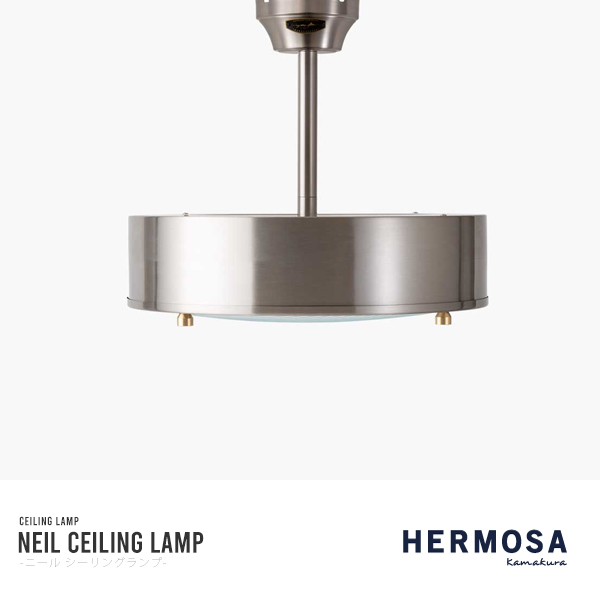 NEILCEILINGLAMP SILVER ニールシーリングランプ 1灯 照明 シーリング