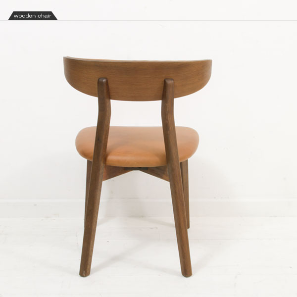 SQUARE ROOTS BOMA CHAIR SMOKED OAK/BROWN LEATHER ボーマチェアー 
