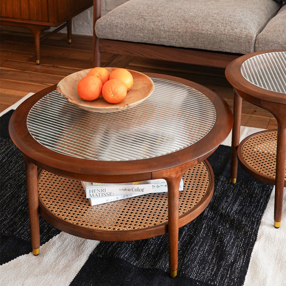 XANDER DESIGNS JULIE ROUND COFFEE TABLE　サンダーデザイン ジュリー ラウンドコーヒーテーブル【玄関前渡-M】