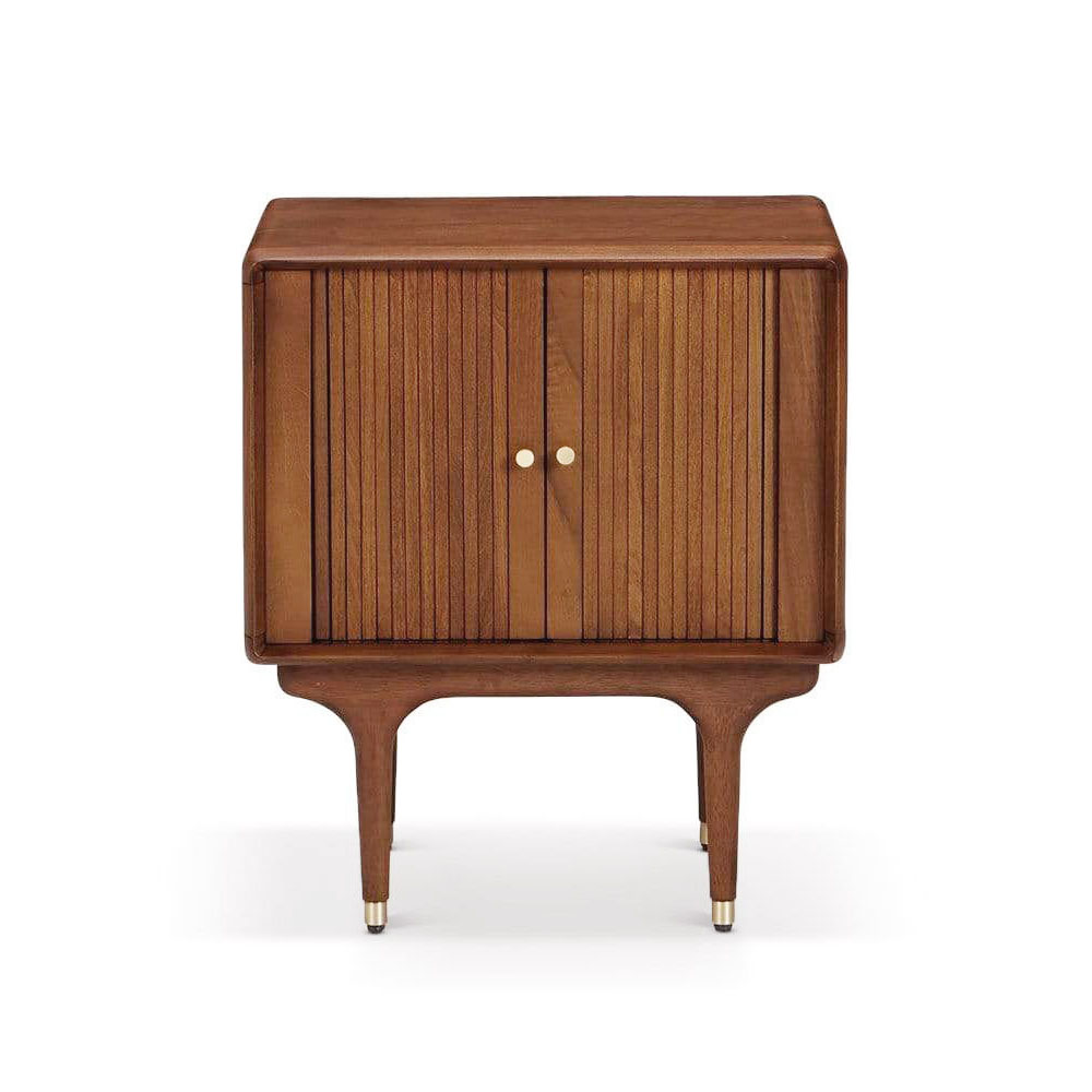 XANDER DESIGNS JULIE 2DOOR BEDSIDE TABLE　サンダーデザイン ジュリー ベッドサイドテーブル【玄関前渡-M】