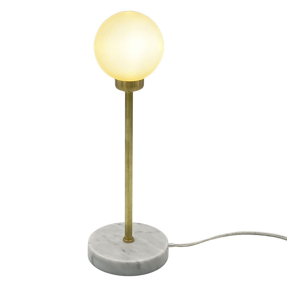 G9 Lamp 1灯テーブルランプ 間接照明 大理石 スタンドライト G9LED電球付き 2色展開 G9TL12G 01