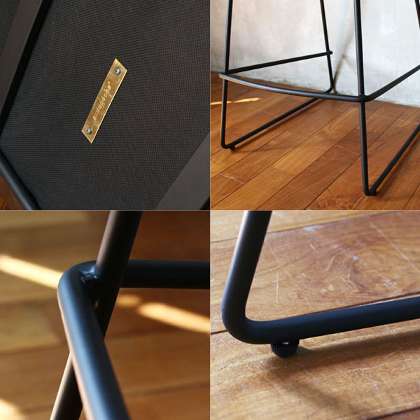 PUNISH counter chair dark brown カウンターチェア 椅子 一人掛け