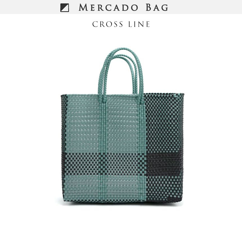 2024 MERCADO BAG Cross Line Sサイズメルカドバッグ Green/Black  